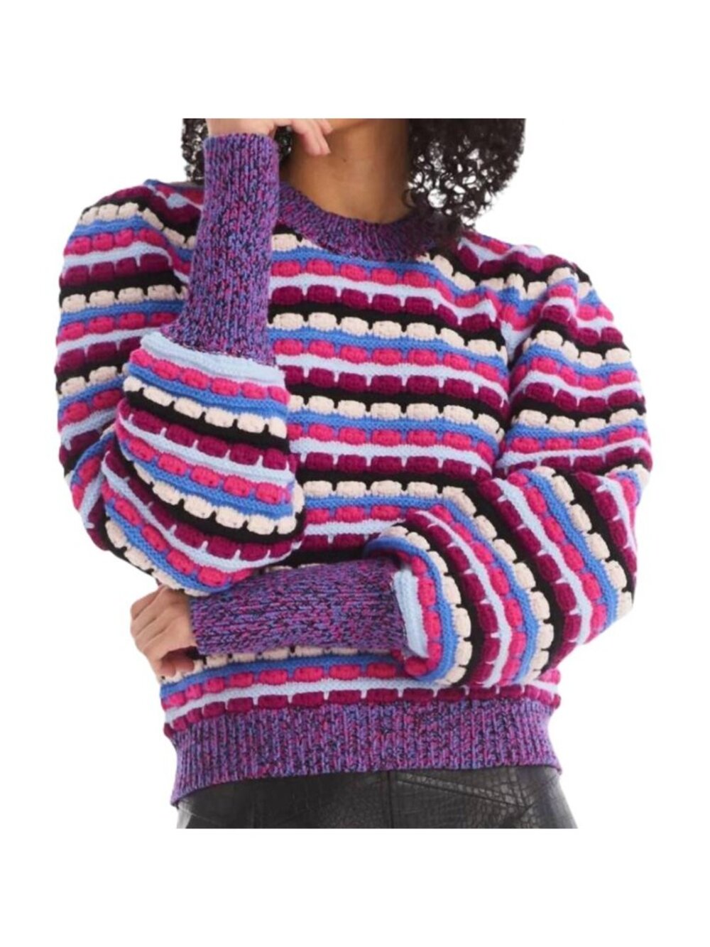 Allison New York Adelle Sweater in Multi-Color Size Extra Small New